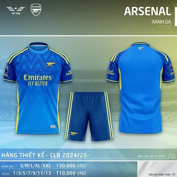 QA BÓNG ĐÁ CLB ARSENAL CP