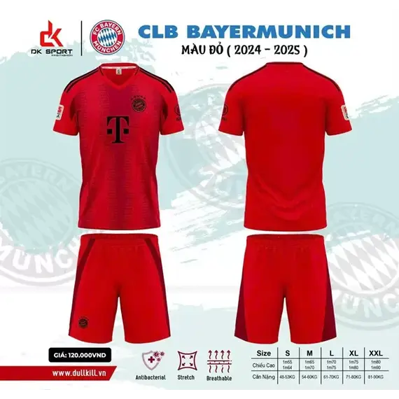 QA BÓNG ĐÁ CLB BAYERN MUNICH DK