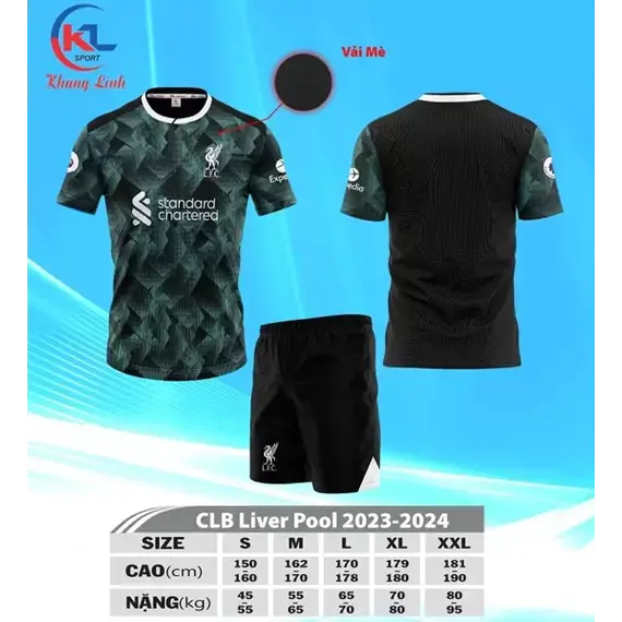 QA BÓNG ĐÁ CLB LIVERPOOL KL