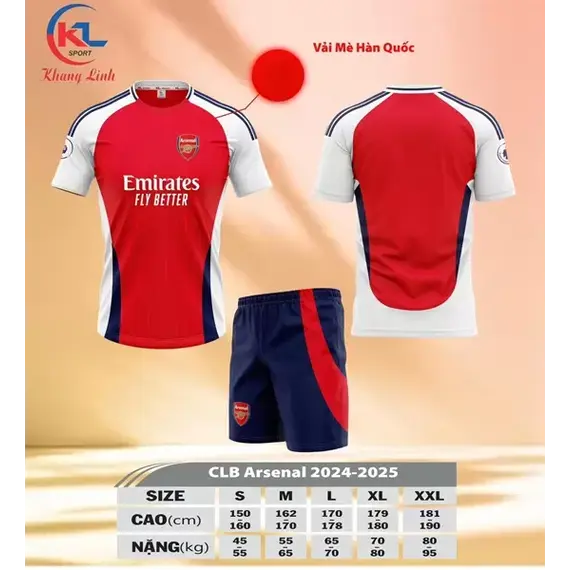 QA BÓNG ĐÁ CLB ARSENAL KL