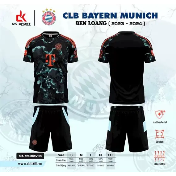 QA BÓNG ĐÁ CLB BAYERN MUNICH DK