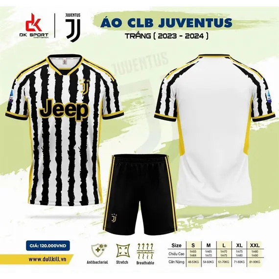 JUVENTUS TRẮNG SỌC DK 2024