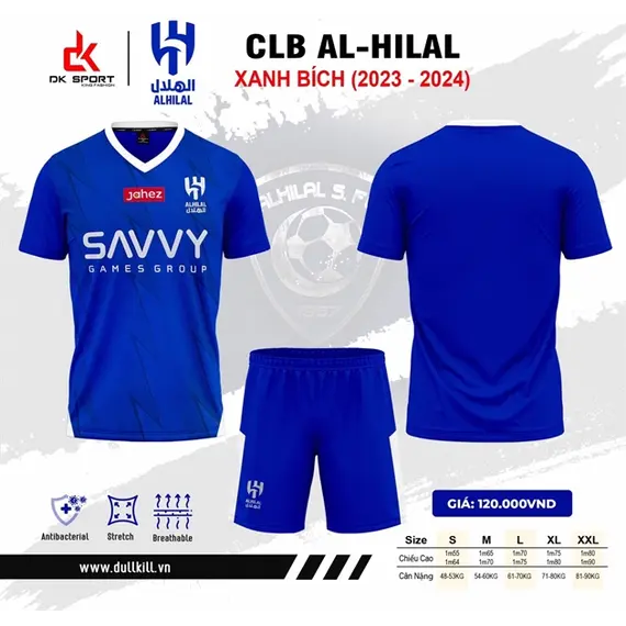 AL HILAL XANH BÍCH 2024 DK
