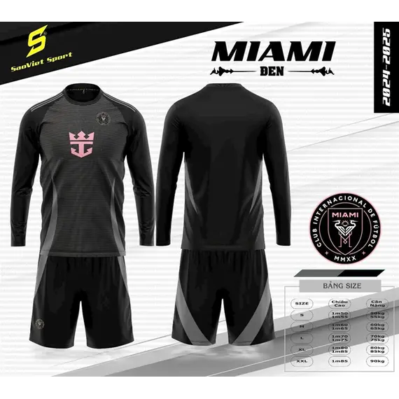 MIAMI ĐEN TAY DÀI 2024-2025 SAO VIỆT