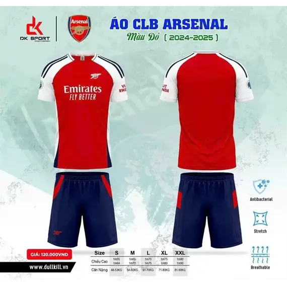 QA BÓNG ĐÁ CLB ARSENAL DK