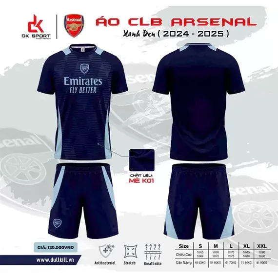 QA BÓNG ĐÁ CLB ARSENAL DK