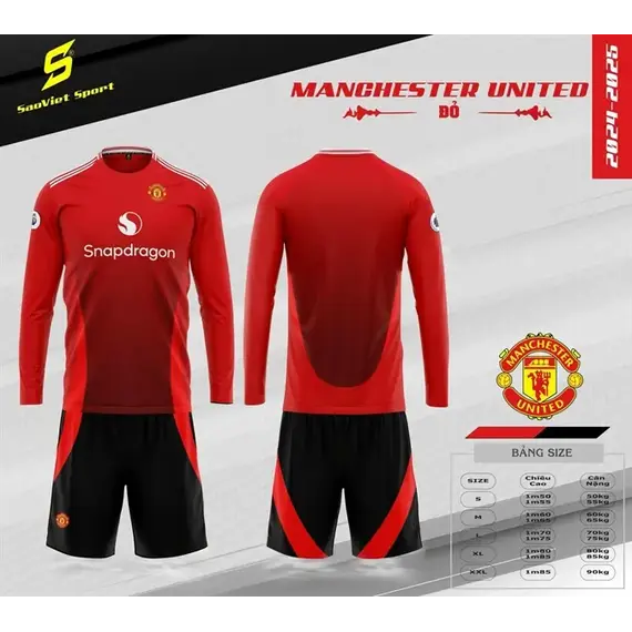 QA BÓNG ĐÁ CLB MU TAY DÀI SAO VIỆT