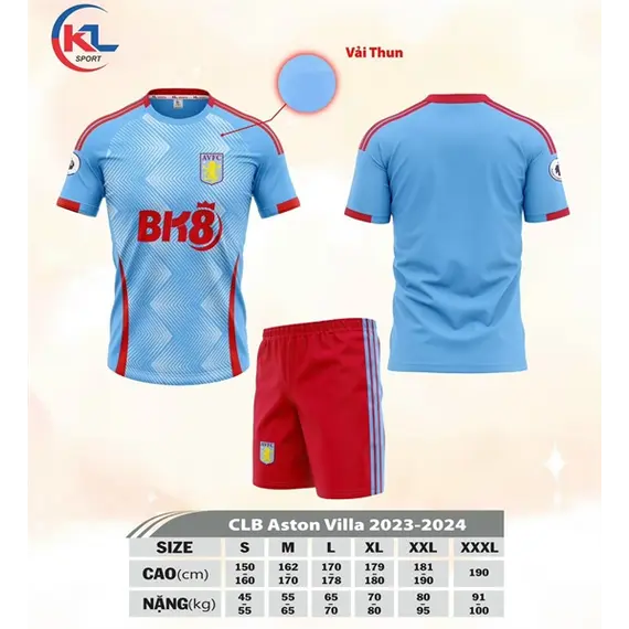 ASTON VILLA BIỂN KL 2024