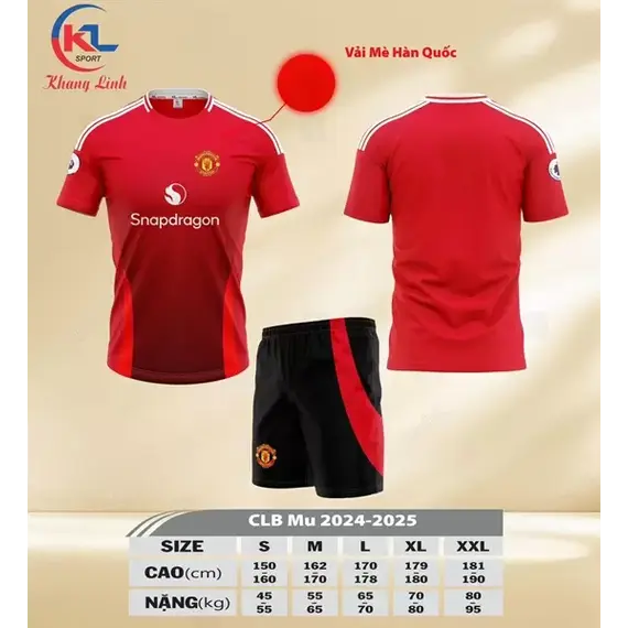 QA BÓNG ĐÁ CLB MU KL