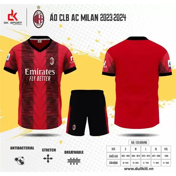 QA BÓNG ĐÁ CLB AC MILAN DK
