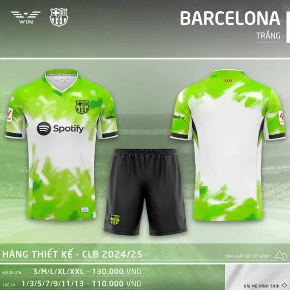 QA BÓNG ĐÁ CLB BARCA CP