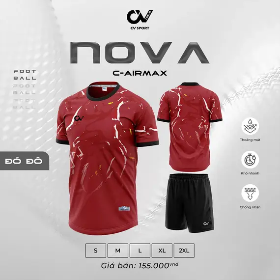 QA BÓNG ĐÁ CF12 NOVA CV