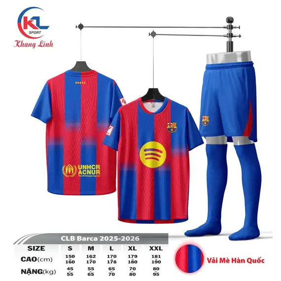 QA BÓNG ĐÁ CLB BARCA KL