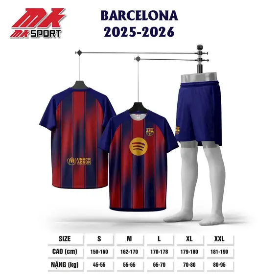 QA BÓNG ĐÁ CLB BARCA MK