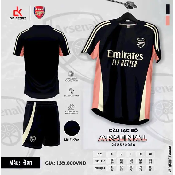 QA BÓNG ĐÁ CLB ARSENAL DK