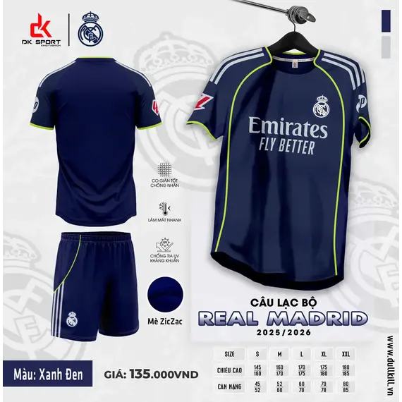 QA BÓNG ĐÁ CLB REAL DK