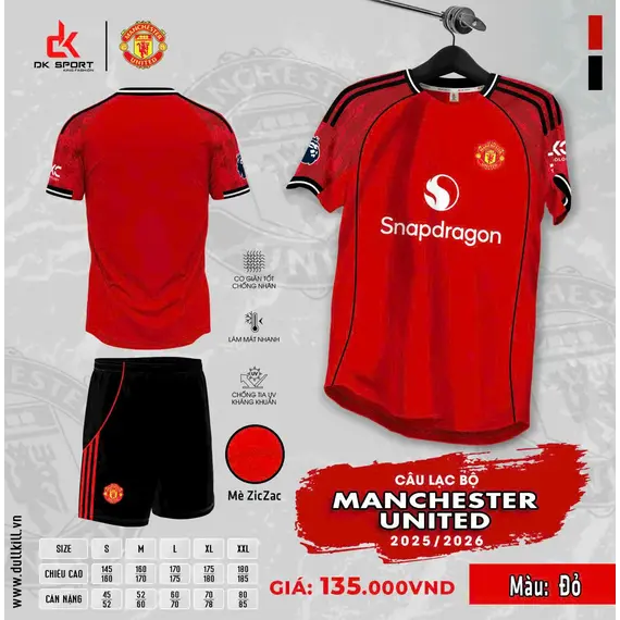 QA BÓNG ĐÁ CLB MU DK