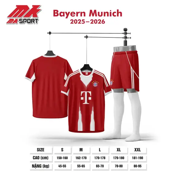 QA BÓNG ĐÁ CLB BAYERN MK