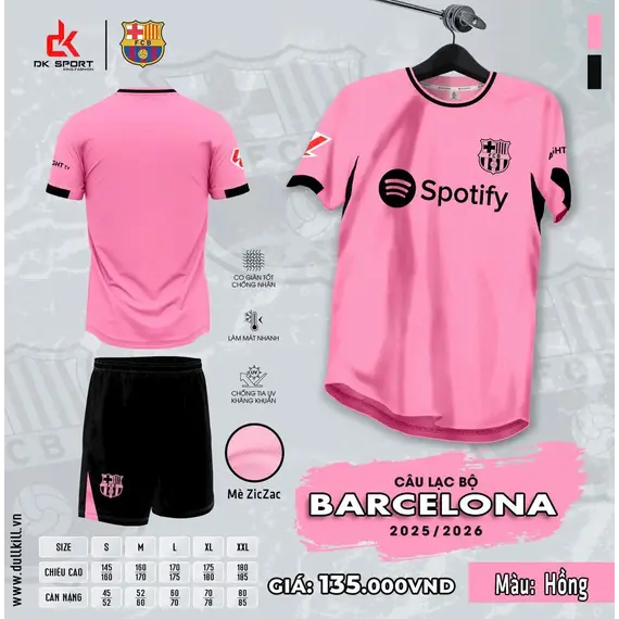 QA BÓNG ĐÁ CLB BARCA DK