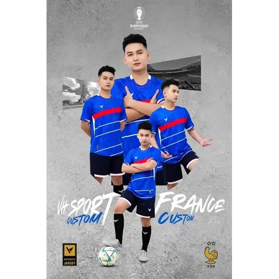 QA BÓNG ĐÁ EURO CUSTOM VH