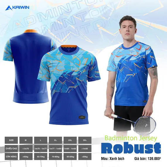 ÁO CẦU LÔNG KAIWIN ROBUST NAM