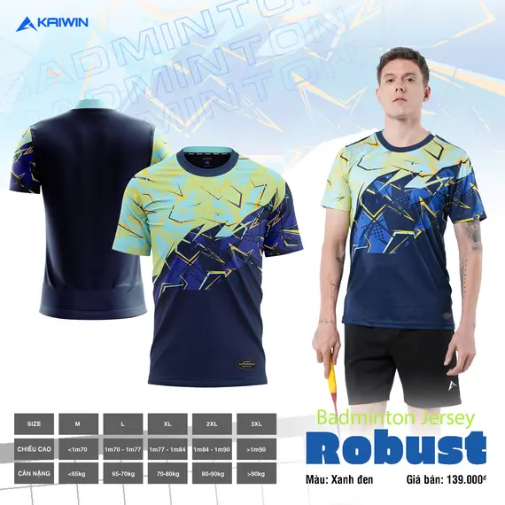 ÁO CẦU LÔNG KAIWIN ROBUST NAM