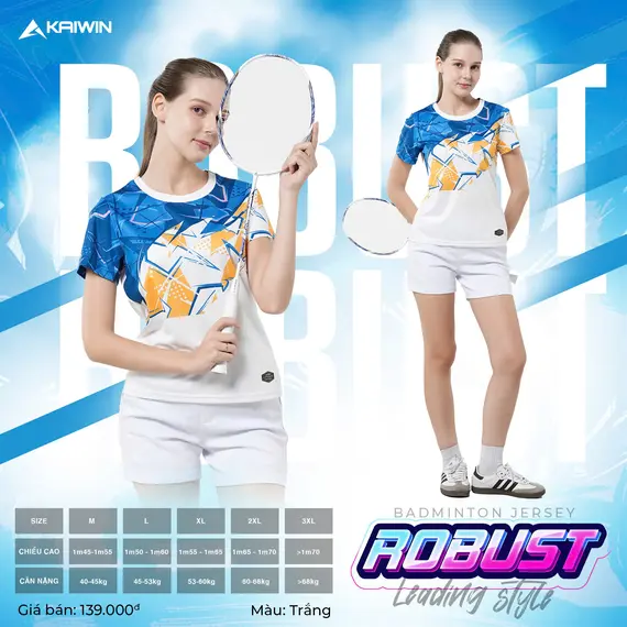 ÁO CẦU LÔNG KAIWIN ROBUST NỮ