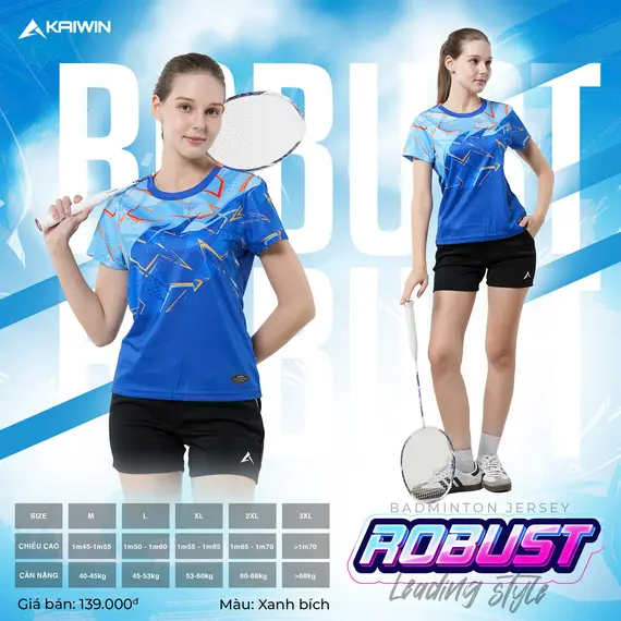 ÁO CẦU LÔNG KAIWIN ROBUST NỮ