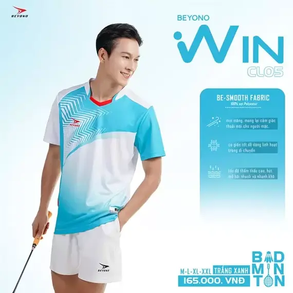 ÁO CẦU LÔNG NAM CL05 BEYONO