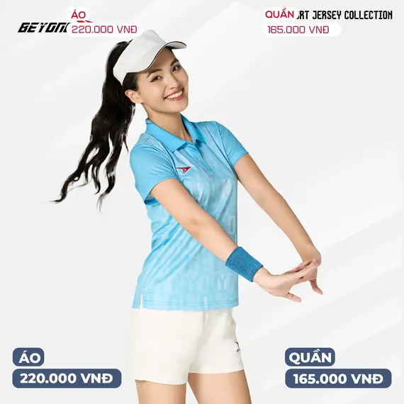 ÁO CẦU LÔNG CB03 HYPE NỮ BEYONO