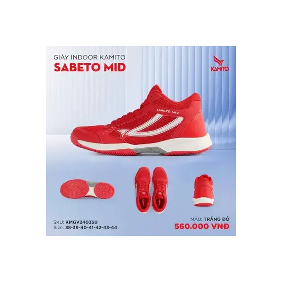 GIÀY KAMITO SABETO INDOOR (CỔ MID)