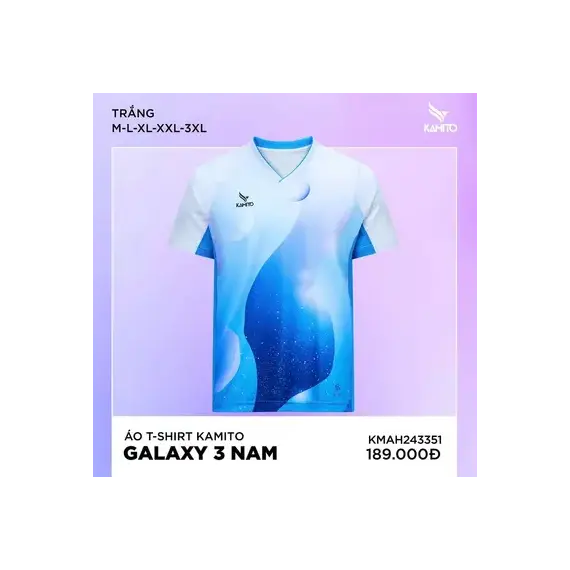 ÁO T-SHIRT KAMITO GALAXY 3 NAM