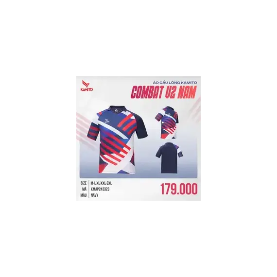 ÁO THỂ THAO KAMITO COMBAT V2 NAM