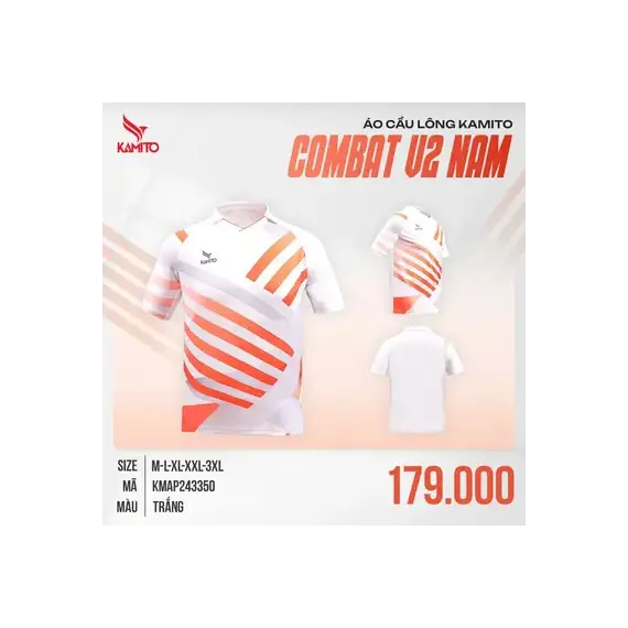 ÁO THỂ THAO KAMITO COMBAT V2 NAM