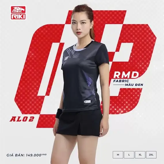 ÁO CẦU LÔNG NỮ AL02 RIKI