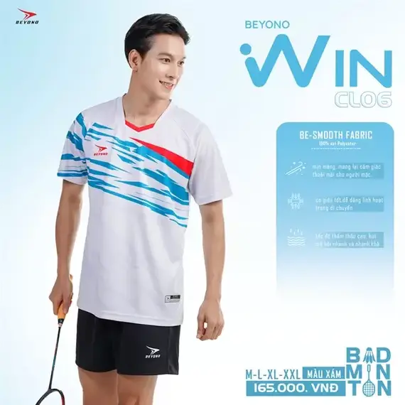 ÁO CẦU LÔNG NAM CL06 BEYONO