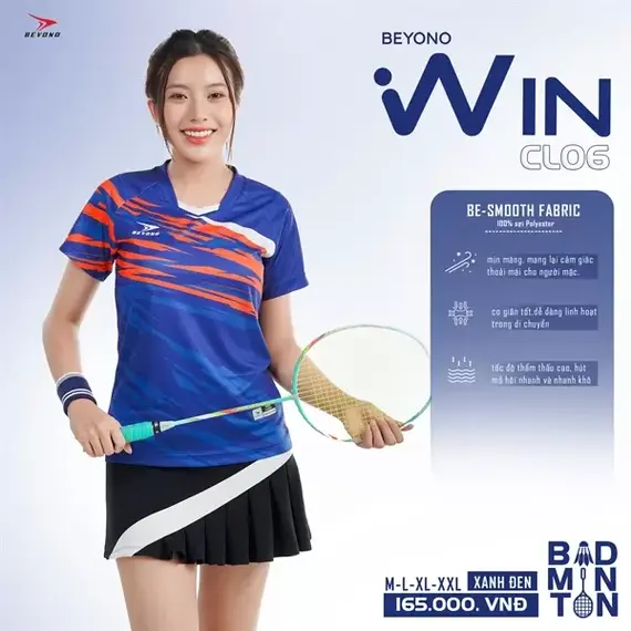 ÁO CẦU LÔNG NỮ CL06 BEYONO