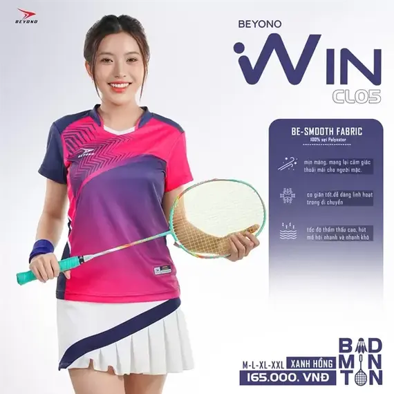 ÁO CẦU LÔNG NỮ CL05 BEYONO