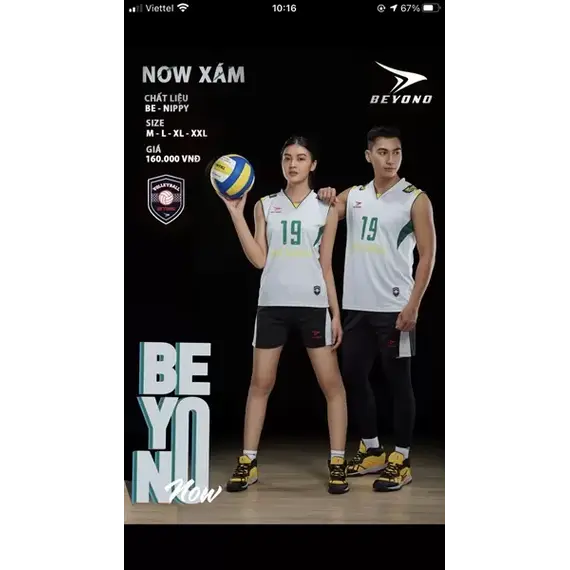 BÓNG CHUYỀN NAM NOW BEYONO