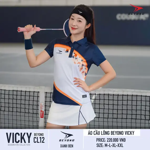 ÁO CẦU LÔNG NỮ CL12 VICKY BEYONO