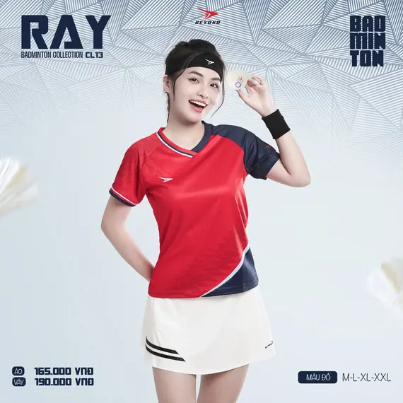 ÁO CẦU LÔNG NỮ RAY CL13 BEYONO