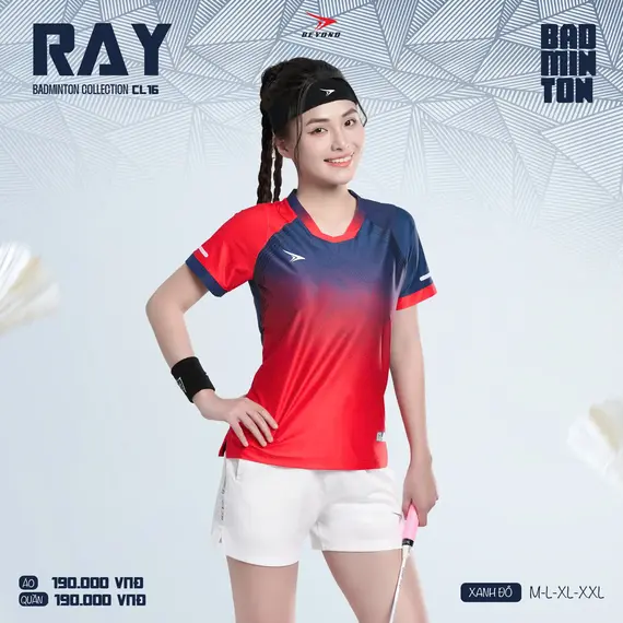 ÁO CẦU LÔNG NỮ RAY CL16 BEYONO