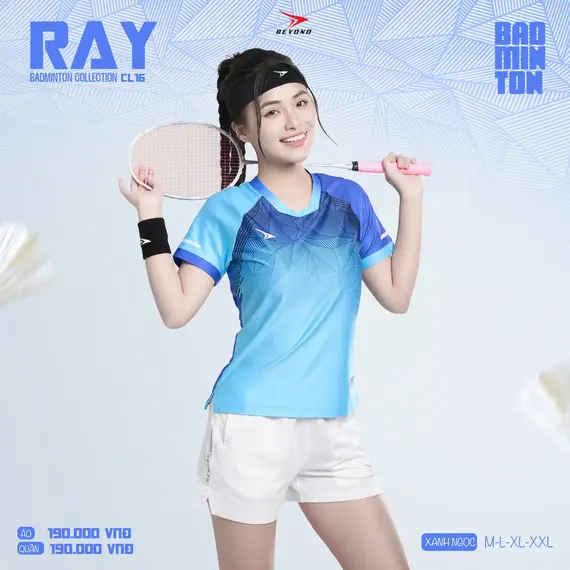 ÁO CẦU LÔNG NỮ RAY CL16 BEYONO