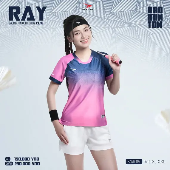 ÁO CẦU LÔNG NỮ RAY CL16 BEYONO