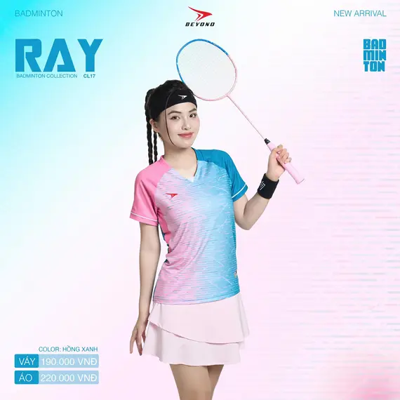 ÁO CẦU LÔNG NỮ RAY CL17 BEYONO
