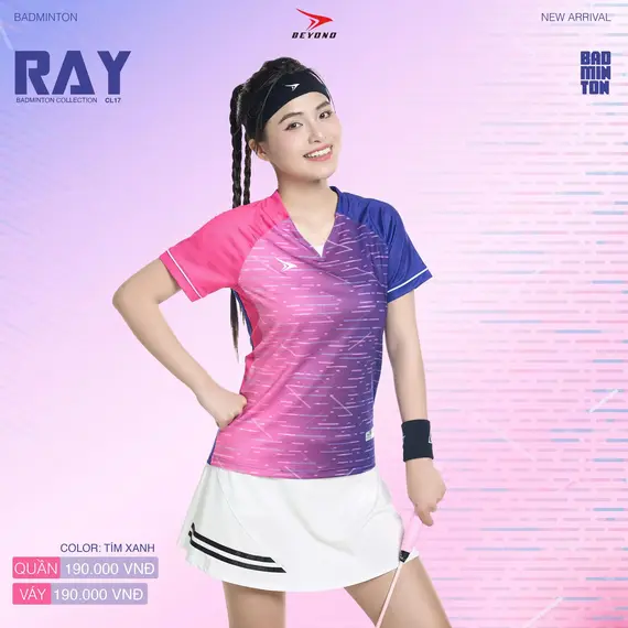 ÁO CẦU LÔNG NỮ RAY CL17 BEYONO