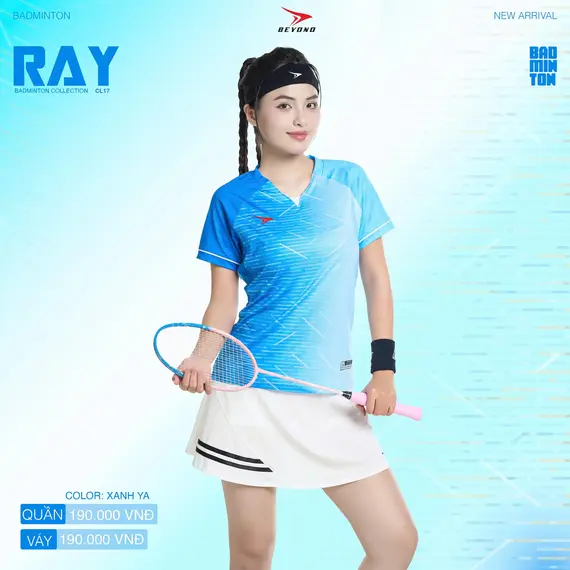ÁO CẦU LÔNG NỮ RAY CL17 BEYONO