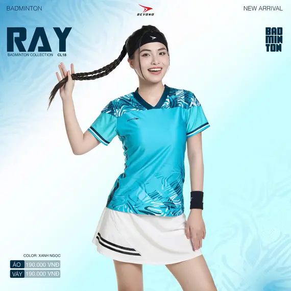 ÁO CẦU LÔNG NỮ RAY CL18 BEYONO