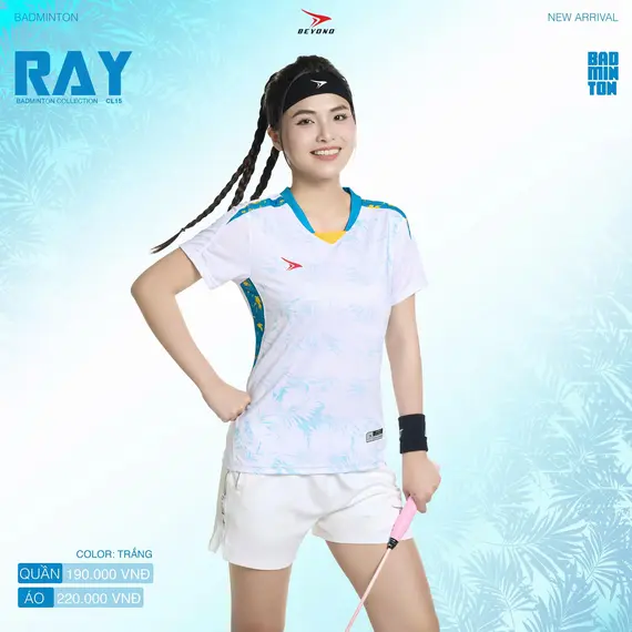 ÁO CẦU LÔNG NỮ RAY CL15 BEYONO