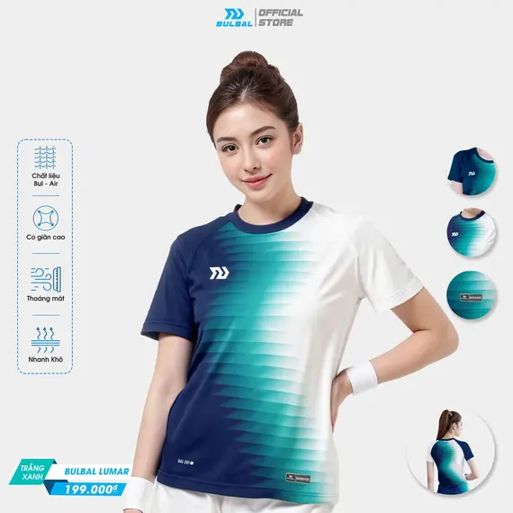 ÁO THỂ THAO LUMAR NỮ PICKLEBALL, CẦU LÔNG BULBAL